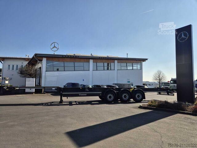 Zems iekrāvējs Krone SD Container, BPW-Achsen Liftachse mitte