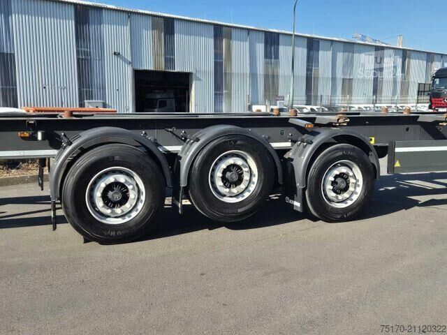 Zems iekrāvējs Krone SD Container, BPW-Achsen Liftachse mitte