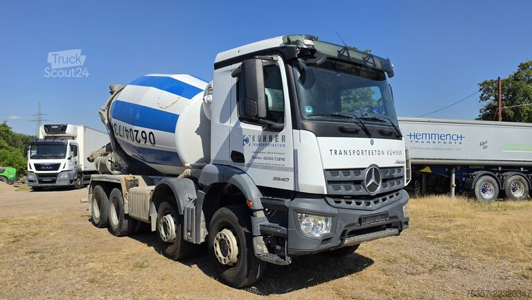 Betona maisītājmašīna kravas automašīna Mercedes-Benz Arocs 3240*Stetter9m³*8X4*