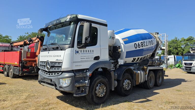 Betona maisītājmašīna kravas automašīna Mercedes-Benz Arocs 3240*Stetter9m³*8X4*