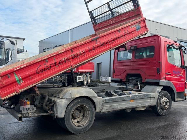 Three-way tipper van MERCEDES-BENZ Atego 818 Meiller-Dreiseiten, Ahk, orig, km