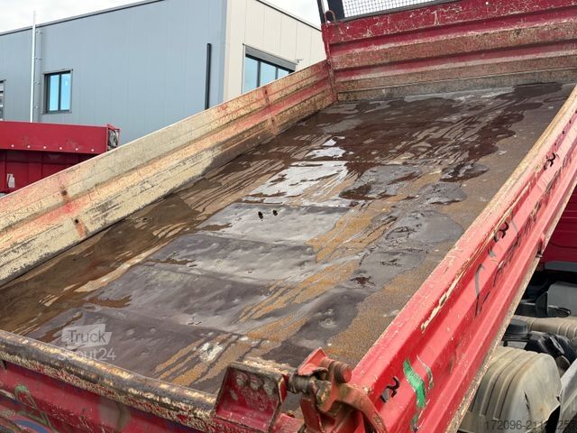 Three-way tipper van MERCEDES-BENZ Atego 818 Meiller-Dreiseiten, Ahk, orig, km