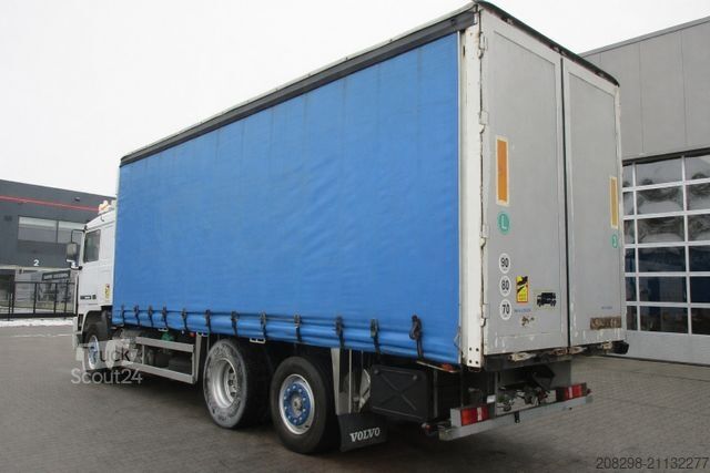 Autocarro con pianale e telone VOLVO F12 | KLIMA | MANUAL GEARBOX | 2 BEDS | GOOD RUN