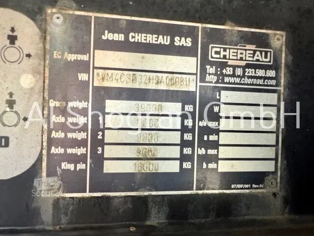 Kühl-/Tiefkühltransport Chereau Thermo King SLX 300/SAF/Liftachse/LBW/Höhe 2.65