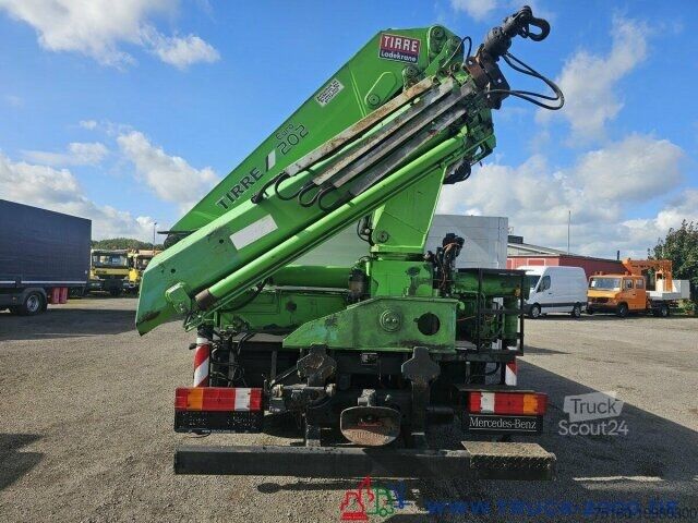 Automobilis ar plakanu platformu Mercedes-Benz Actros 2546 Kran faltbar+ FB Motor nur 235 TKM *