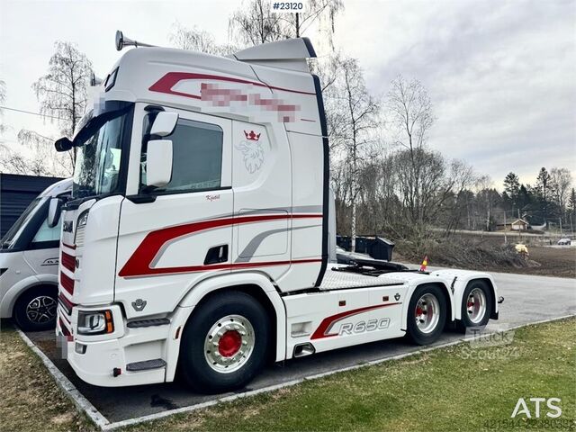  Scania R650 6x4 tractor unit – maintained under a gold se