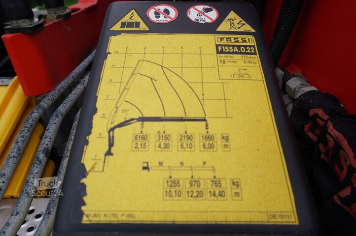 Trojstranný sklápěč Mercedes-Benz Arocs 2636 / 6x4 / HDS Fassi / 3-Way Tip