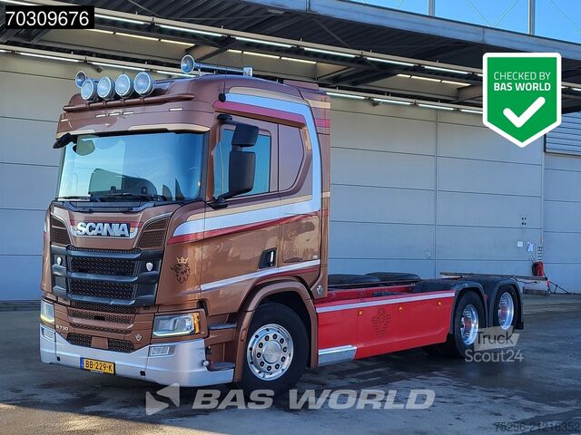 Chassis cab Scania R730 6X2 NL-Truck V8 chassis Lift-Axle Retarder...