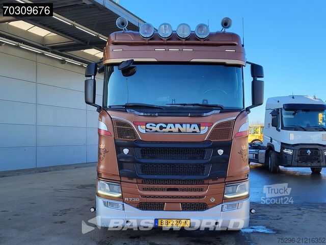 Chassis cab Scania R730 6X2 NL-Truck V8 chassis Lift-Axle Retarder...