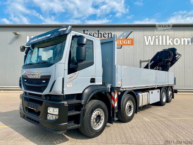 Кран, змонтований на вантажівці IVECO AD320S46 8x2| MKG 26,40m Dachdecker/Montagekran