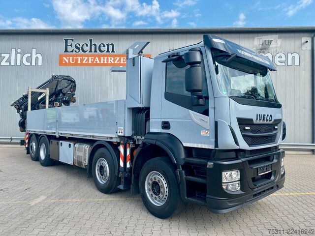 Кран, змонтований на вантажівці IVECO AD320S46 8x2| MKG 26,40m Dachdecker/Montagekran