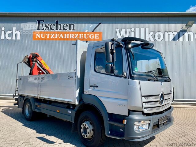 Lastbil med flak MERCEDES-BENZ Atego 1624 | PK9501*Funk&Flur*AC*Safety-Paket