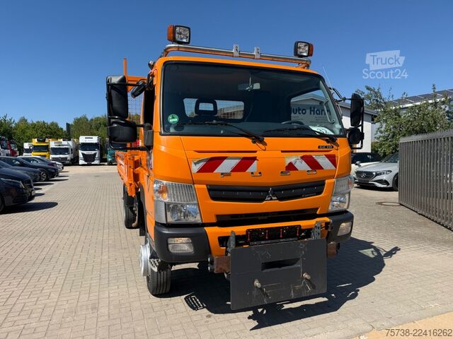 Transporter mit Kipper FUSO 6C18 4x4 ALLRAD/ANBAUPLATTE/3-Seiten-Kipper/AHK