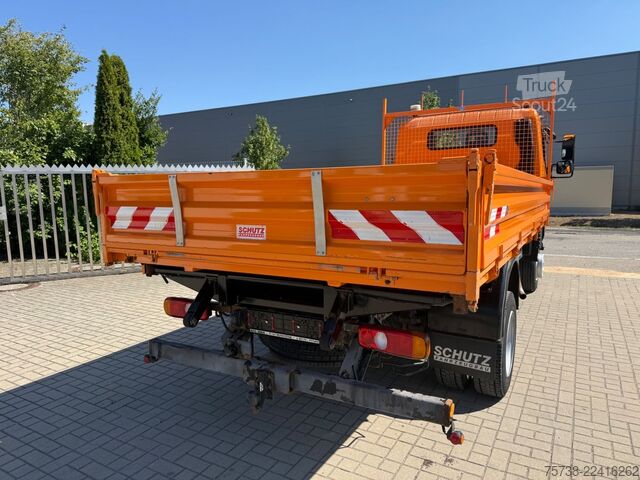 Transporter mit Kipper FUSO 6C18 4x4 ALLRAD/ANBAUPLATTE/3-Seiten-Kipper/AHK