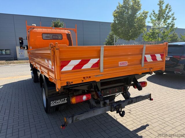 Transporter mit Kipper FUSO 6C18 4x4 ALLRAD/ANBAUPLATTE/3-Seiten-Kipper/AHK