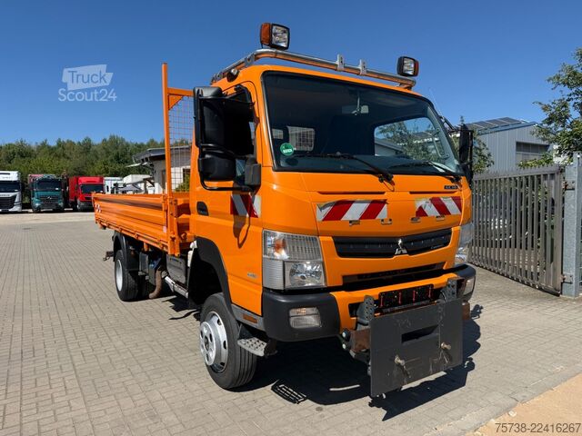 Trosmerni prekucnik FUSO 6C18 4x4 ALLRAD/ANBAUPLATTE/3-Seiten-Kipper/AHK