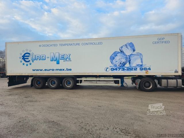 Hűtő félpótkocsi LAMBERET SOR / 7 cm Wand !! / Carrier 1950 ( EZ 2017)