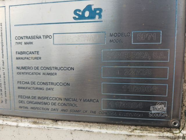 Hűtő félpótkocsi LAMBERET SOR / 7 cm Wand !! / Carrier 1950 ( EZ 2017)