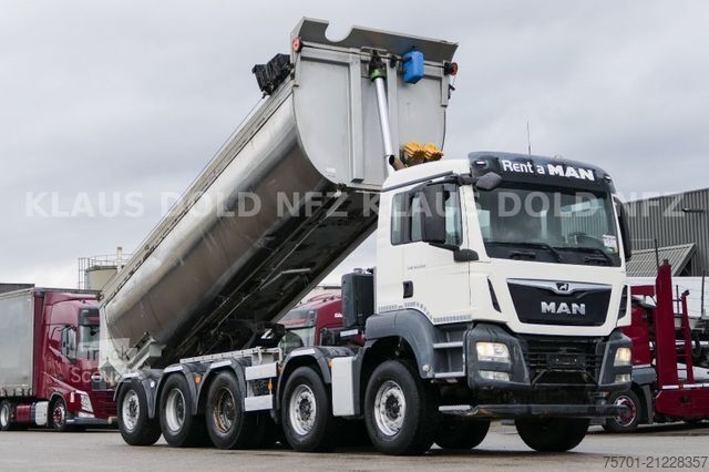 Billenő teherautó MAN TGS 35.500 Kipper Trösch Thermo-Mulde 10x4