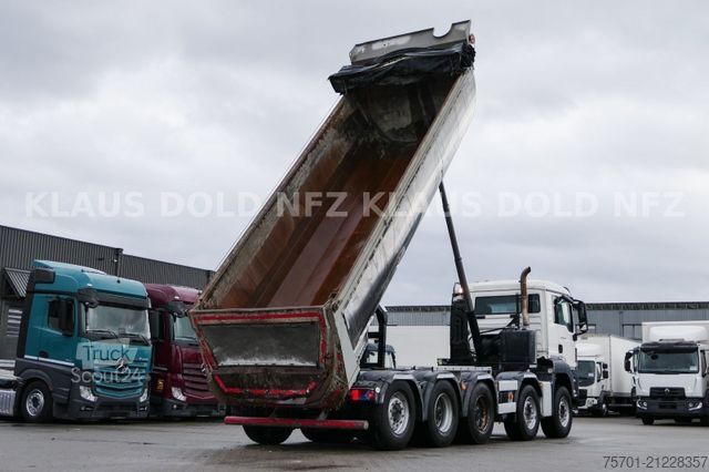 Billenő teherautó MAN TGS 35.500 Kipper Trösch Thermo-Mulde 10x4