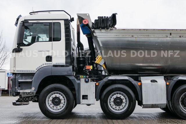 Billenő teherautó MAN TGS 35.500 Kipper Trösch Thermo-Mulde 10x4