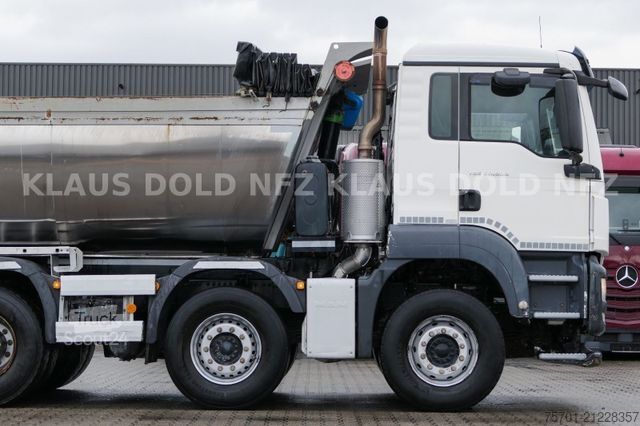 Billenő teherautó MAN TGS 35.500 Kipper Trösch Thermo-Mulde 10x4
