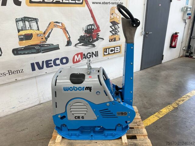 уплътнител Weber CR 6 WSA Rüttelplatte / Hatz-Diesel / 428 kg / NEU
