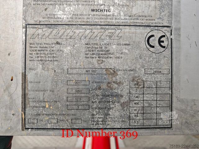 Подъемная платформа Nissan Cabstar 35.13 NT400 Multitel MT162