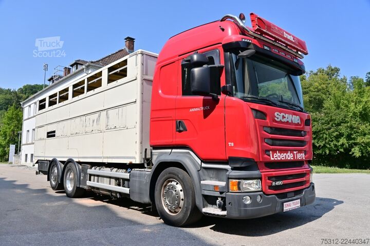 Viehtransporter LKW Scania R490  E6 Retarder 2 Stock AHK Lift Lenk