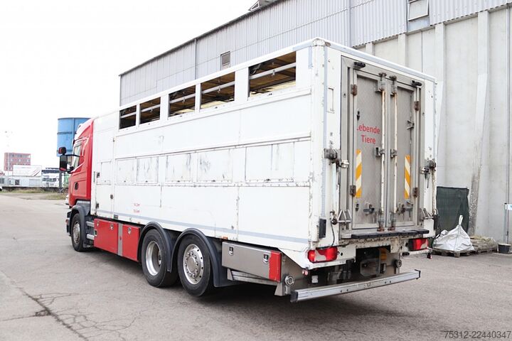 Viehtransporter LKW Scania R490  E6 Retarder 2 Stock AHK Lift Lenk