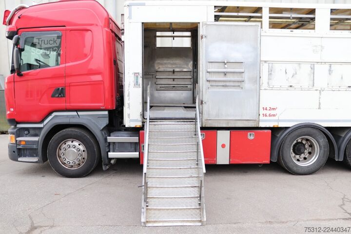 Viehtransporter LKW Scania R490  E6 Retarder 2 Stock AHK Lift Lenk