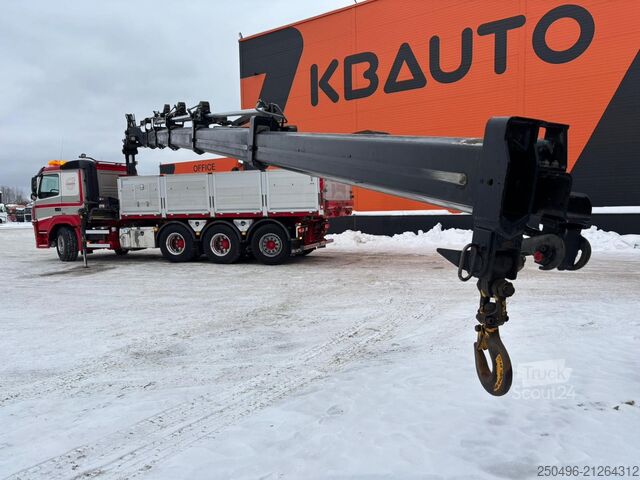 Darus billenőplatós teherautó Volvo FM 500 8x4*4 HIAB 144E-5 / BOX L=5992 mm