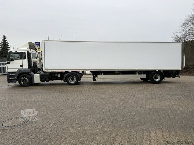 Kofferauflieger  1-Achs Kühlaufieger Wüllhorst Frigoblock LBW