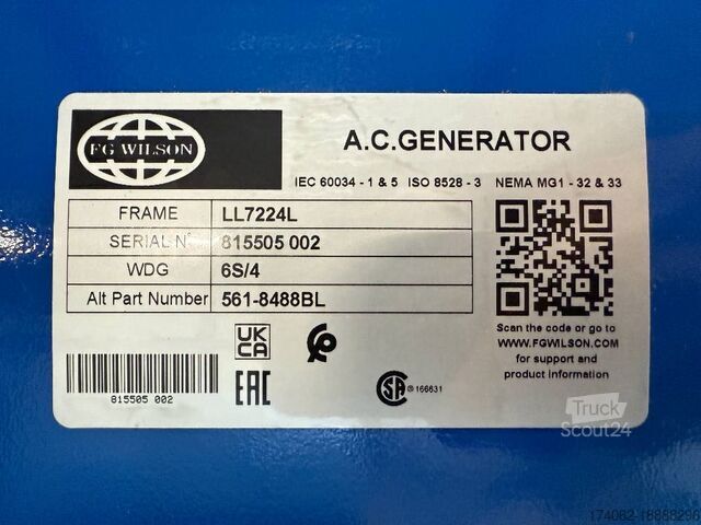 Toplam FG Wilson P850-1 - 850 kVA Open Genset - DPX-16024-O