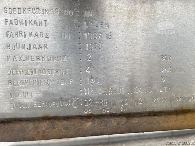 Tank L.s.u 3ATO-12-27L 3-Axle Tank / 33.500 L / 3 Compartm...