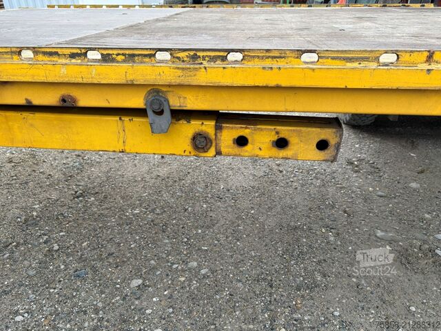 Caisse mobile ouverte Krone BDF 7,45m Lochleiste Teleskopstützen