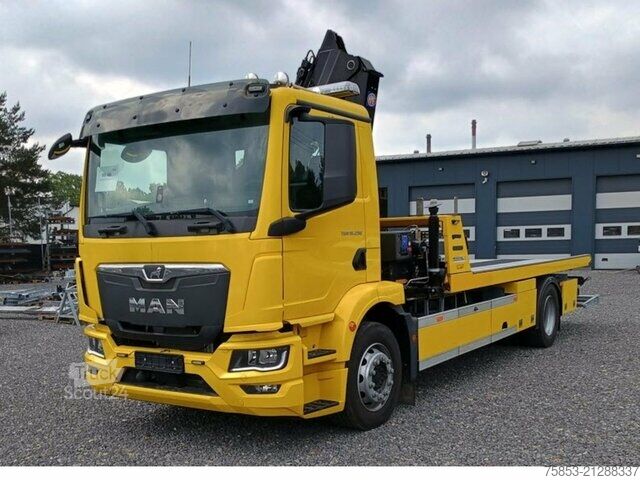 Vehicul de tractare MAN TGM18290 Bergefahrzeug HMF T-Kran Funk-2990 EUR mtl.