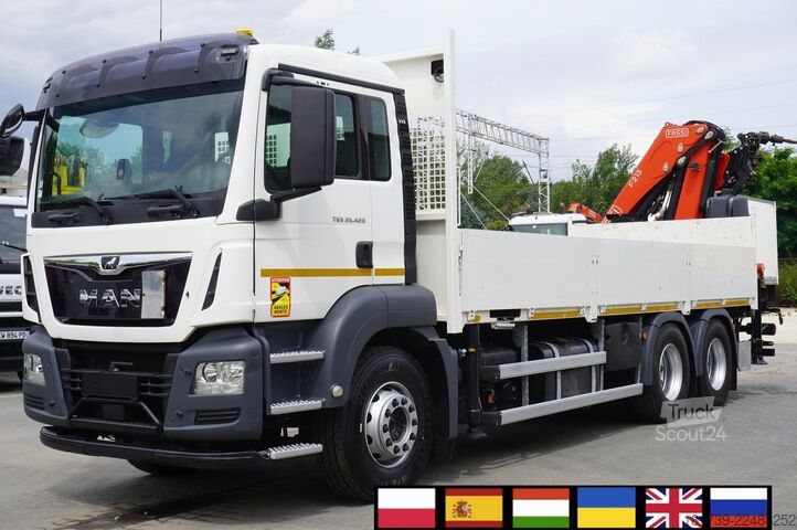 Vinçli platform MAN TGS 26.420 6×4 / Fassi F215A.2.24