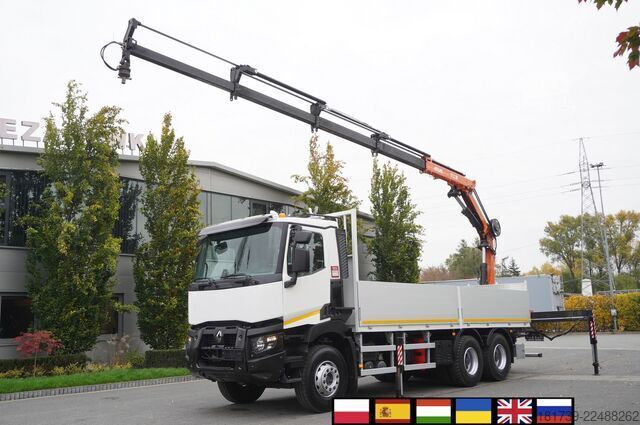 Platforma sa dizalicom Renault C380 Comfort 6x4 / Atlas 172.3E crane