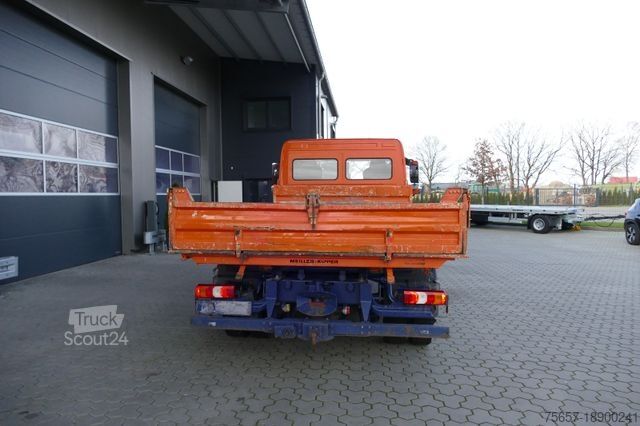 Benne tri-benne MERCEDES-BENZ 818K Atego, E6, 62TKM, 2xAHK, neue Reifen