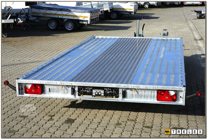 Autotransporter Anhänger TEMA Carkeeper 4521SX - Kipplader VDI2700