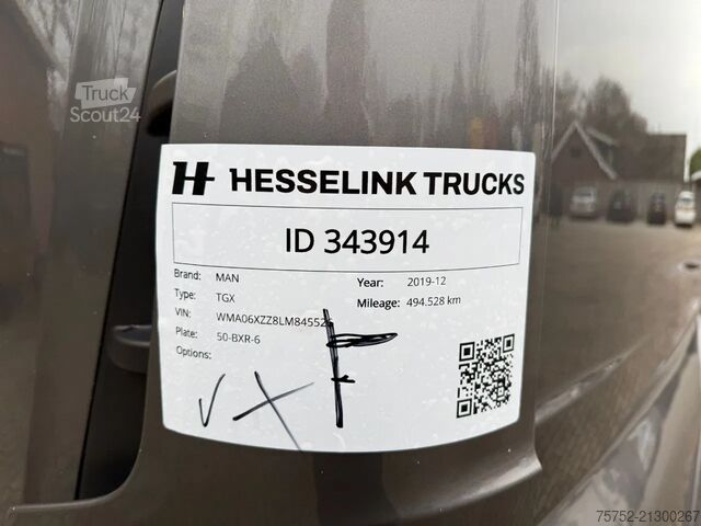 Standard-SZM MAN TGX 18.510 LET OP; Heeft deze PTO? Knopje is er...