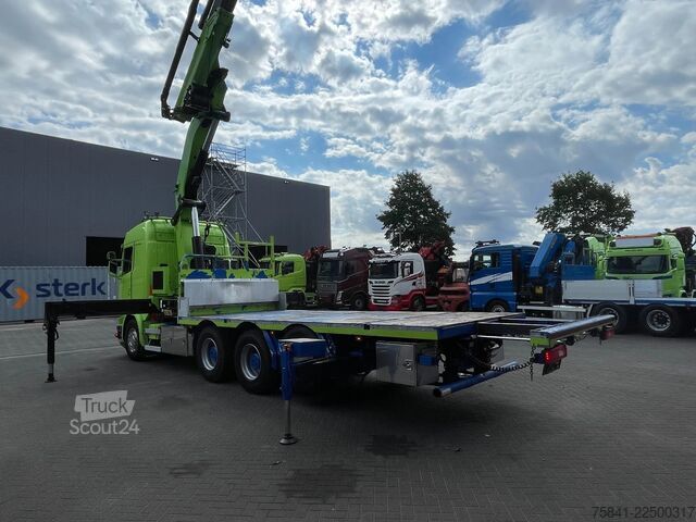 Vinç kamyonu Scania R520 R520 V8 LB 8x4*4HNB Effer 525 / 6S + JIB 6...