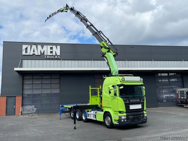 Vinç kamyonu Scania R520 R520 V8 LB 8x4*4HNB Effer 525 / 6S + JIB 6...
