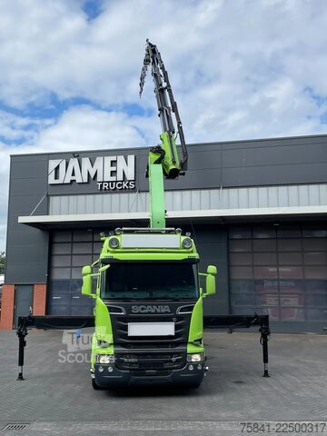 Ciężarówka z dźwigiem Scania R520 R520 V8 LB 8x4*4HNB Effer 525 / 6S + JIB 6...
