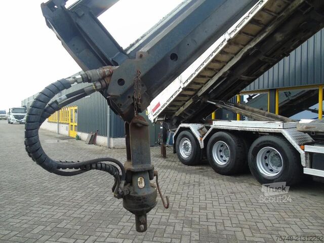 Containertransport (haakarmsysteem) MAN TGS 32.400 + PALFINGER PK23.001EH + HOOKSYSTEM ...