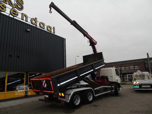 Vinç kamyonu DAF CF 85.380 + MANUAL + HMF 1680 + HYVA + 6X2