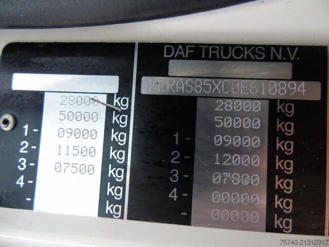 Vinç kamyonu DAF CF 85.380 + MANUAL + HMF 1680 + HYVA + 6X2