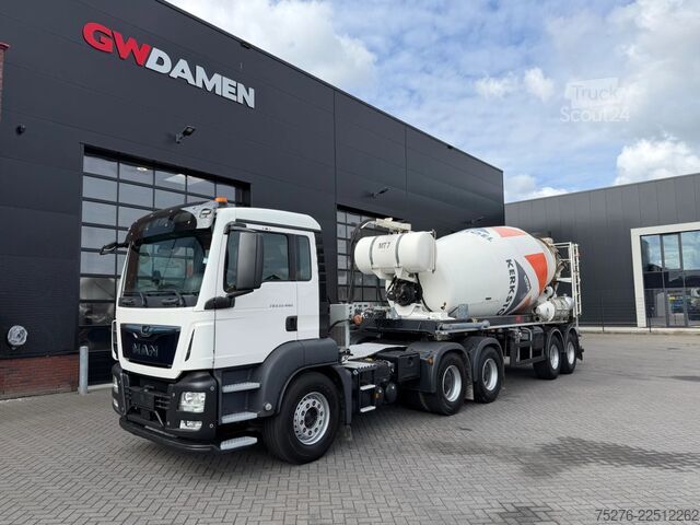 خلاط MAN TGS 33.460 6x4 +Mixeroplegger 12 m3 De Buf Euro 6