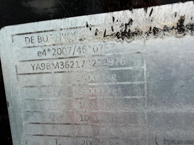 خلاط MAN TGS 33.460 6x4 +Mixeroplegger 12 m3 De Buf Euro 6